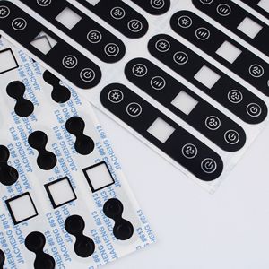 Customized label sticker <strong>embossed</strong> button panel <strong>keyboard</strong> <strong>switch</strong> graphic overlay keypad membrane <strong>switch</strong> panel - Product Image 5