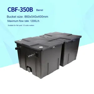 Factory Direct Eco-Friendly 5W Power Plastic Aquarium Purification Equipment Cbf Pond Fish <strong>Filter</strong> Living Pools Cartridges Box - Product Image 6