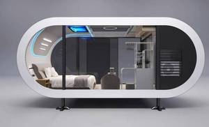 Lüks akıllı yüzer Villa Houseboat mobil ev ürün kamp kapsül ev - Product Image 4