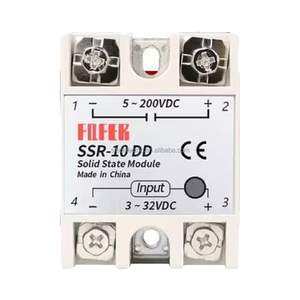 SSR-10DD SSR-25DD SSR-40DD SSR-100DD 10A 25A 40A 100Aソリッドステートリレーモジュール3-32V入力DC 5-200V DC出力 - Product Image 2