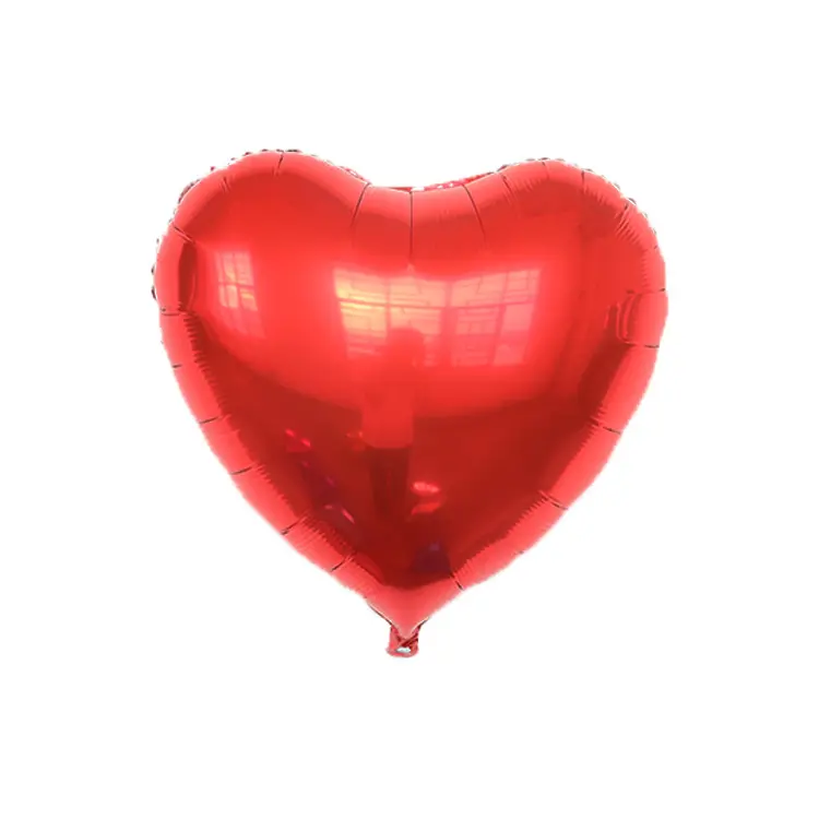 Grand ballon gonflable de grande taille 30 32 pouces, en feuille d'aluminium Mylar hélium solide en forme de cœur pour décoration/anniversaire/jouet/fête/Festival/mariage