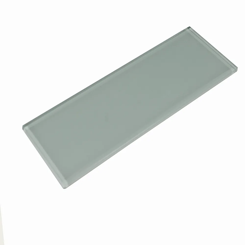 Glasstile 100x300 Carreau de métro pour cuisine douche salle de bain mur mosaïque Carrelage Offre Spéciale populaire Tropical Sandbar Vert Verre Moderne