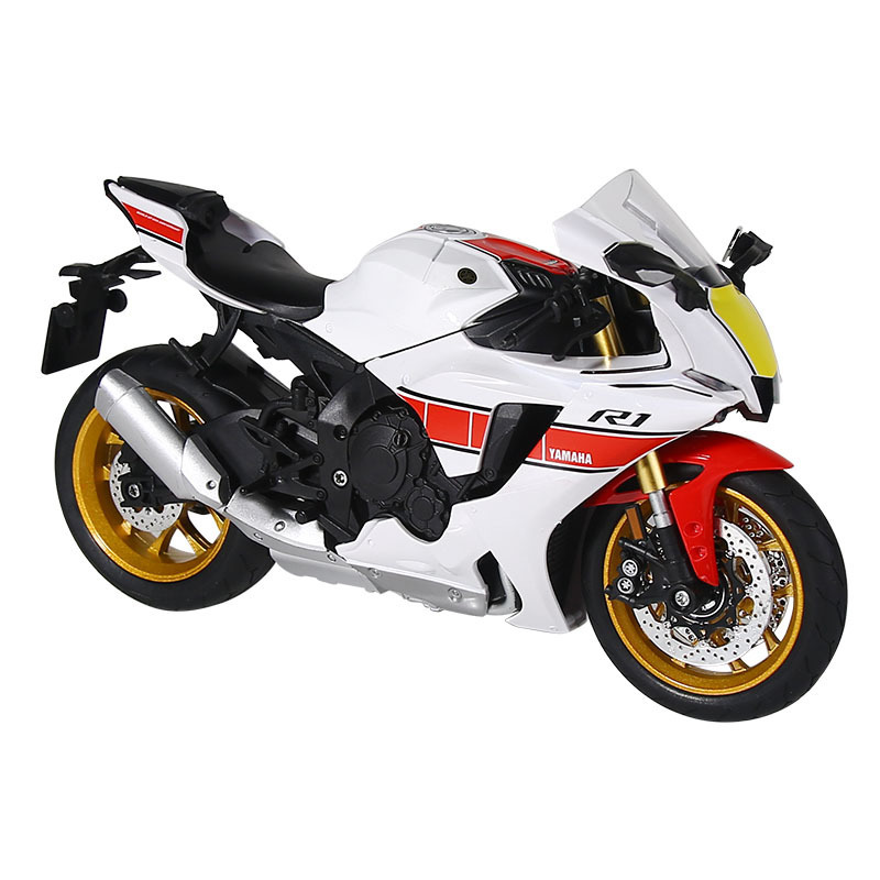 Yamaha R1 blanca