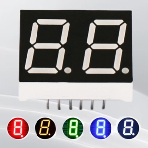 Vendite di fabbrica di colore completo 2 cifre 0.8 pollici LED digitale tubi di alta qualità catodo comune 7 segmento Display a Led - Product Image 2