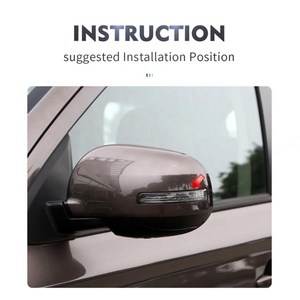 ไฟเลี้ยวกระจกมองข้างรถยนต์ LED แบบไดนามิก,ไฟกะพริบสำหรับ Mitsubishi Mirage G4 2019 2020 2021 2คู่จำนวน1คู่ - Product Image 6