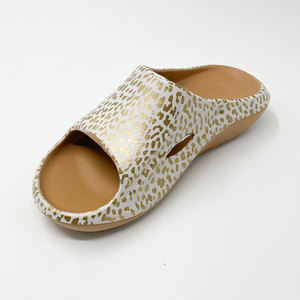 ODM Custom Logo sandali da donna con stampa digitale completa spesse diapositive piatte Open Toe stile EVA soletta all'ingrosso per gli uomini - Product Image 3