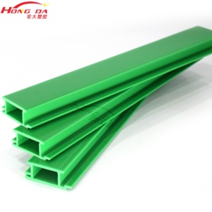 โปรไฟล์ PVC แบบอัดขึ้นรูปโปรไฟล์ PVC สำหรับแถบไฟ LED พลาสติกสีเขียวปรับแต่งได้ - Product Image 3