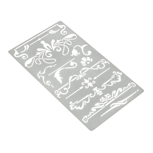 <strong>Custom</strong> Design Stainless Steel Metal Art Drawing Template <strong>Etching</strong> Metal <strong>Stencils</strong>