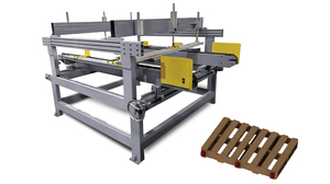 Euro Pallet dây chuyền sản xuất máy làm hoàn toàn tự động Pallet gỗ dây chuyền sản xuất - Product Image 3