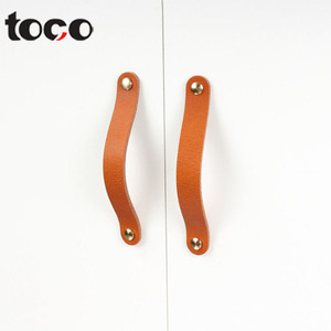 TOCO Leather Mirror Removable Lever Stainless Steel Ring Strip Pull <strong>Handle</strong> t bar <strong>Handle</strong> Aluminium Profile Cabinet <strong>Handles</strong>