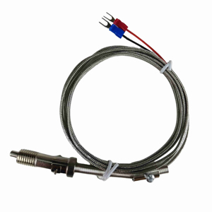 Sonda de temperatura termopar tipo resorte K, E, J, sensor de temperatura del termistor, cable de detección de temperatura - Product Image 1