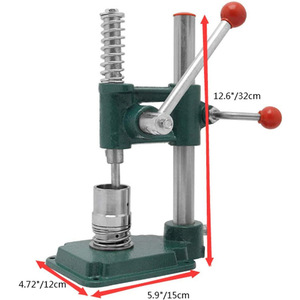 Высококачественный прочный ручной станок для пришивания металлических пуговиц с классическим круговым узором, экологичный - Product Image 3