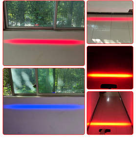 3レンズ高輝度フォークリフトLED警告灯レッドブルーライト安全エリア信号ライト12V-100Vユニバーサル - Product Image 5