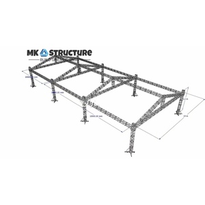 24x11x7M,12x8x7M, โครงอลูมิเนียม spigot พร้อมหลังคาสามเหลี่ยม, โครงไฟ, เวที, โครงลำโพง - Product Image 4
