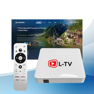 L-TVカスタムセットトップテレビボックスメディアプレーヤークアッドコア2.4G5GデュアルWIFI 4K Androidテレビボックス (無料プログラム付き) - Product Image 2