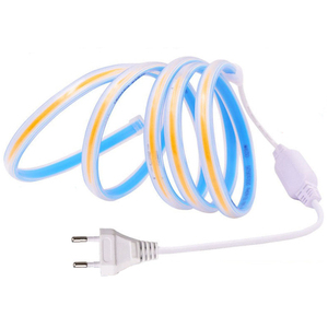 AC COB 220 V LED şerit ışık lambası 220 V esnek 0.5M-30M 360Led/M yüksek parlaklık IP67 su geçirmez RA90 lineer açık ev dekor - Product Image 2