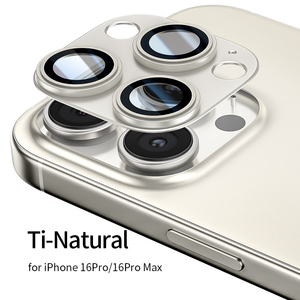 IPhone 16 için Pro Max ekran koruyucu 9H Corning cam alüminyum Metal kamera ile Lens kapağı koruyucu Film iPhone 16 için - Product Image 3