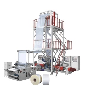 PE LDPE HDPE HDPE PLA生物降解塑料单层三层aba挤出机吹膜机 - Product Image 1