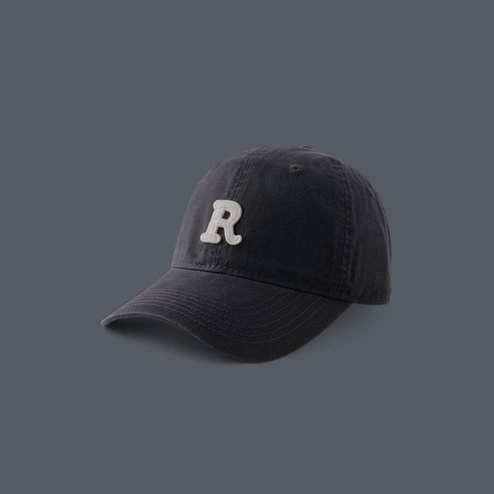 Gorra de béisbol R estilo regular - gris