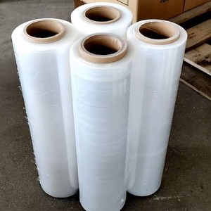 ม้วนห่อพาเลทเนื้อนิ่มกันความชื้นสำหรับการเคลื่อนย้ายฟิล์มยืด LDPE โปร่งใส - Product Image 1