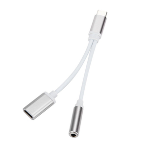 Type C to 3.5 mm Charger Headphone <strong>Audio</strong> Jack USB C Converter Cable - Product Image 3