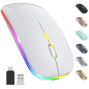 All'ingrosso della fabbrica Mini Mouse ottico senza fili luce LED USB 2.4G interfaccia per mano destra accessori per Computer portatile uso ufficio - Product Image 2
