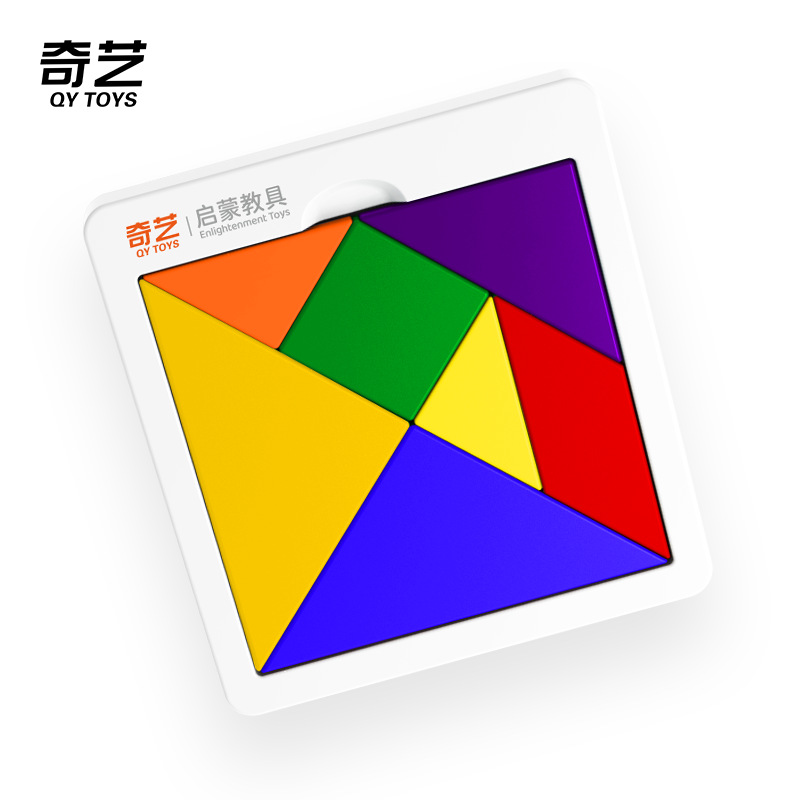 ชิ้นต่อรูปทรง Qiyi Tangram (สีสันสดใส)