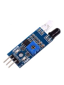 DC 3,3 V-5V 3 pines Smart Car Robot IR Infrarrojo Evitación de obstáculos Módulo de sensor fotoeléctrico reflectante oferta caliente - Product Image 2