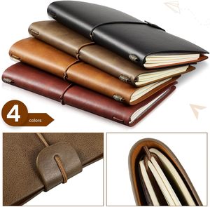 Tùy chỉnh Debossed Logo A4 A5 da chính hãng kinh doanh máy tính xách tay - Product Image 5