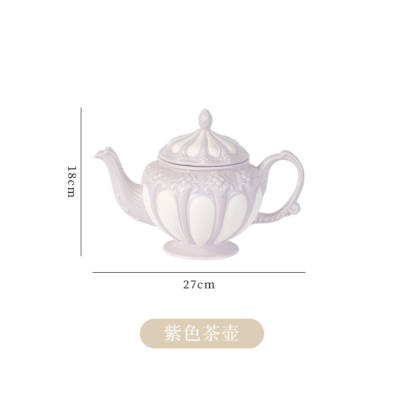 Teiera caffè e tè-viola
