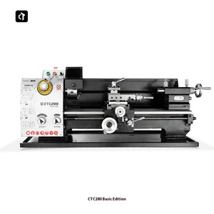 CTC280 Versión Básica Mini Torno Horizontal para Uso Doméstico Características Rosca Torneado Funciones de Torno Ordinario Herramienta de Instrumento de Escritorio - Product Image 2