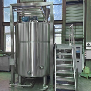 Çok fonksiyonlu 3t 3 ton SUS304 buhar ısıtma araba yıkama ürün mikser ile VFD ve kontrol paneli Homogenizer - Product Image 2
