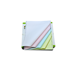 China Factory 48GSM-140GSM papel sin carbón para computadora 1/2/3/4 capas papel para libro de facturas