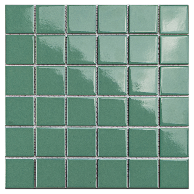4840 dark green ceramic mosaic