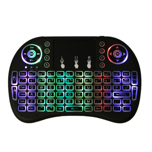 Mini <strong>Keyboard</strong> I8 2.4G Air Mouse Wireless <strong>Keyboard</strong> with Touchpad, Rechargeable Handheld <strong>Keyboard</strong> Remote for Smart TV, Android TV - Product Image 1
