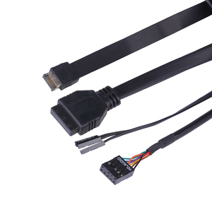 Computer Motherboard Dual USB 3.0 Cable Floppy Disk Drives Audio Mic <strong>Input</strong> <strong>Output</strong> Power Switch Computer Case Front Panel Cable - Product Image 6