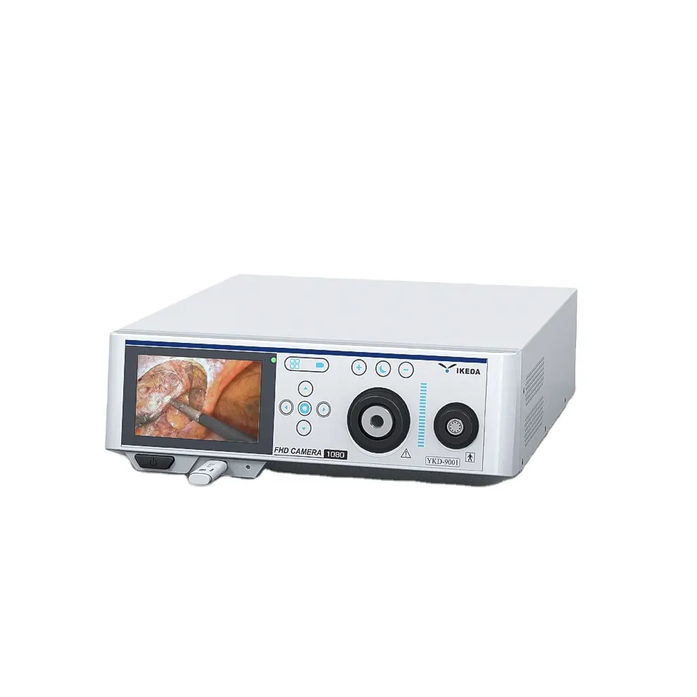 كاميرا YKD-9001 LED مدمجة لتسجيل الفيديو الطبية عالية الجودة FHD تُستخدم في منظار الحنجرة
