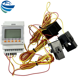 Medidor de vatios digital LCD de 4 cables trifásico de riel DIN con interfaz de comunicación RS485, transformador de corriente de 80A, 120A, 200A CT - Product Image 4