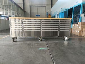 热卖功能辅助工具箱带轮子设计车库用机械工具包带抽屉OEM可定制 - Product Image 5