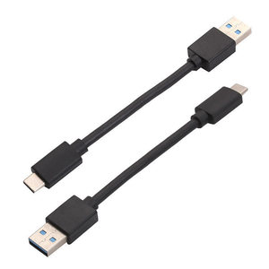 20 cm OD 4mm <strong>Thick</strong> White Black Cord 20cm Micro <strong>USB</strong> C Short Data <strong>Usb</strong> C Data Charger Fast Charging Cable 20 cm Length for apple - Product Image 3