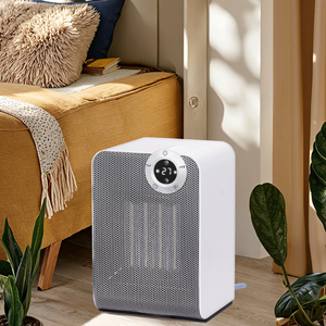 1800W Mini oscillante in ceramica termoventilatore PTC tecnologia di calore Display a LED conteggio Timer 2 impostazioni di calore per uso domestico per camera da letto - Product Image 4