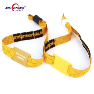 Braccialetto in tessuto RFID 13.56MHZ, codice QR, stampa UID, codifica dati è disponibile - Product Image 6