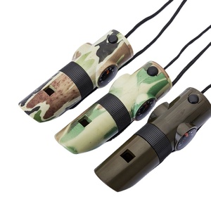 Ironoutdoor açık kamp pusula cankurtaran 7-in-1 çok fonksiyonlu cankurtaran pusula büyüteç Torch Therm Whistl - Product Image 5