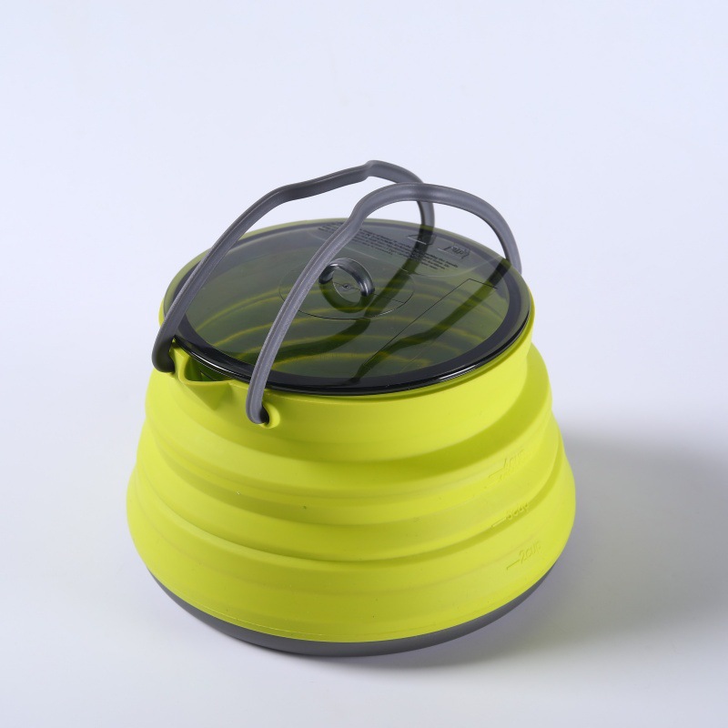 Grass green-foldable water kettle