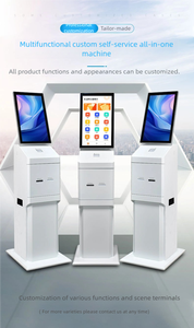 Mới đến 21.5 inch RFID thẻ <span class=keywords><strong>Dispenser</strong></span> Máy in nhiệt Màn hình cảm ứng in vé kiốt tự dịch vụ thanh toán kiốt - Product Image 2