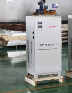 High Quality and Cost-effective Jintong DBW-H-50KVA <strong>Single</strong> <strong>Phase</strong> Fully Automatic AC Regulator