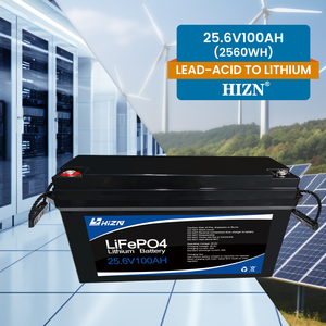 Аккумуляторная батарея 25,6 В 100 А · ч, твердотельный Аккумулятор LiFePO4, 6000 циклы для солнечной системы хранения - Product Image 1