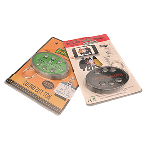 Biểu tượng tùy chỉnh 6 ghi nói chuyện nút ABS Keychain âm nhạc hiệu ứng âm thanh cá nhân bằng giọng nói Keyring - Product Image 5