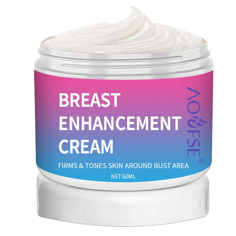 Crema de pecho orgánico Natural para mujer, crema reafirmadora para Realce de pecho y senos grandes, Etiqueta Privada