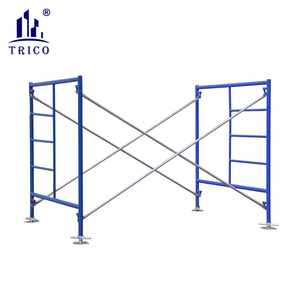 Fabbrica Q235/Q345 telaio ponteggio materiale da costruzione in acciaio telaio H ponteggi per la costruzione - Product Image 2